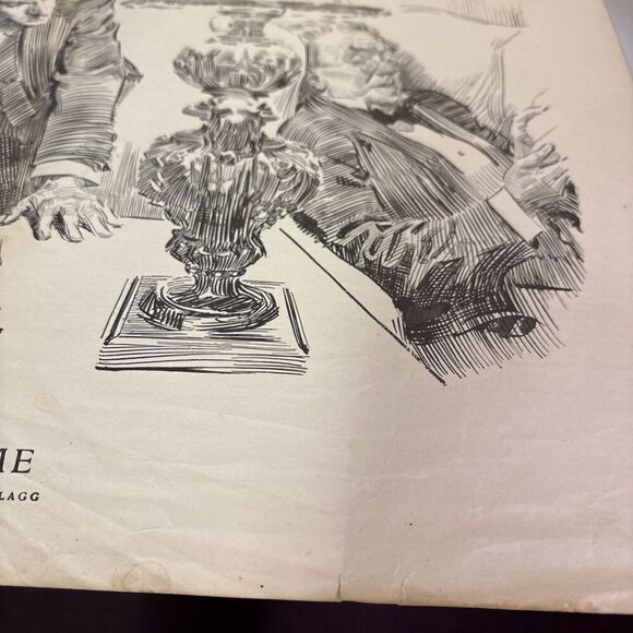 engraving: Killing Time / Harper's Weekly April 4 1908 James Montgomery Flagg - Picture 4 of 10